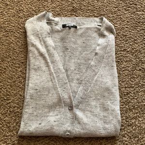 Lightweight Gray Button up Sweater